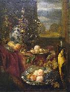 Abraham van Beijeren. Fruits (17th century). Kaluga Art Museum., Abraham van Beijeren